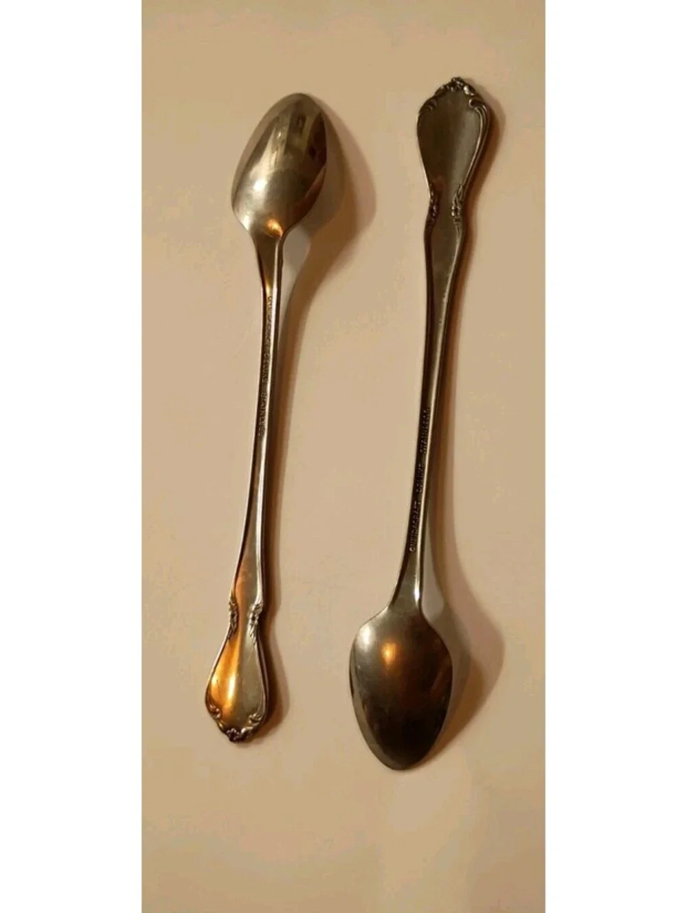 Oneida Craft Deluxe Chateau Stainless 2 Infant Feeding Spoons 5 1/2
